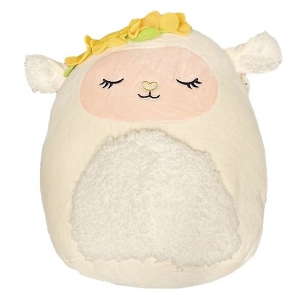 NWT Squishmallow Sophie The Lamb 12" w/ Flower Crown 2022 Easter - Picture 1 of 4